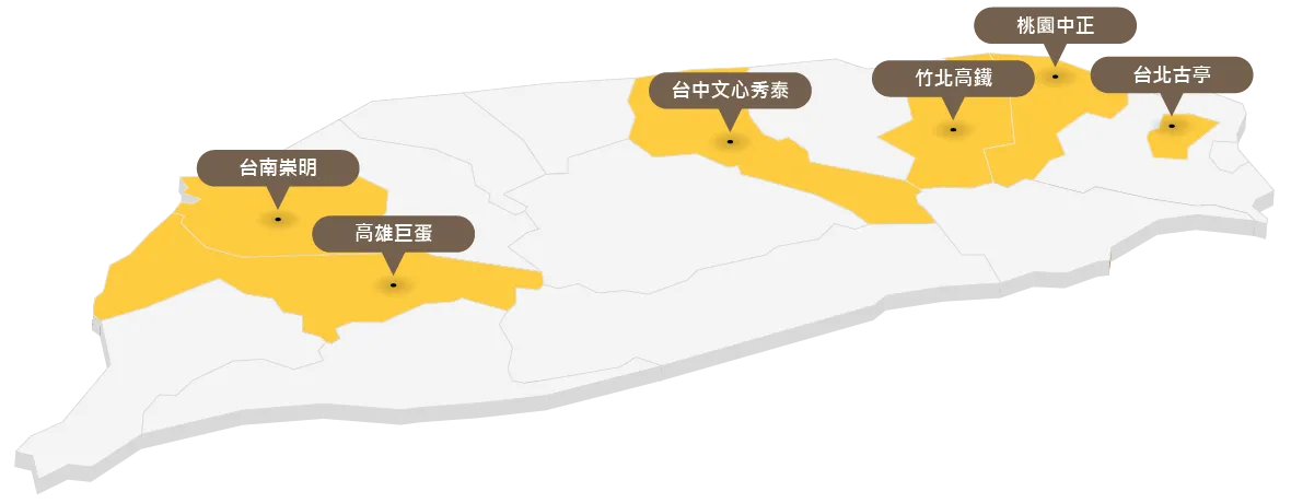 ihair風華御髮植髮診所遍及台北、桃園、新竹、台中、台南、高雄,方便就近接受術後照護 ihair風華御髮全台植髮診所-台南植髮診所推薦